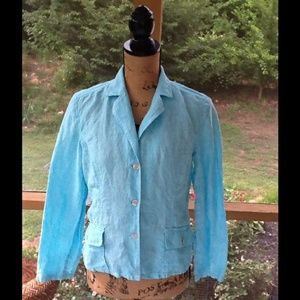 Willi Smith linen jacket/top S-M 6-8
